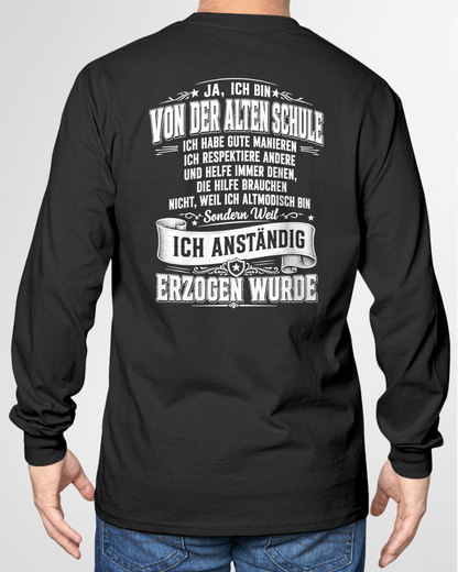 VON DER ALTEN SCHULE MIT GUTEN MANIEREN – T-SHIRT FÜR HERREN - MTNN00 (SKU2606-129-00)