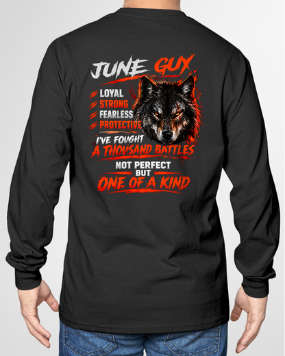 JUNE GUY – I'VE FOUGHT A THOUSAND BATTLES – ONE OF A KIND – T-SHIRT FOR MEN - MTNN06 (SKU2610-18-06)