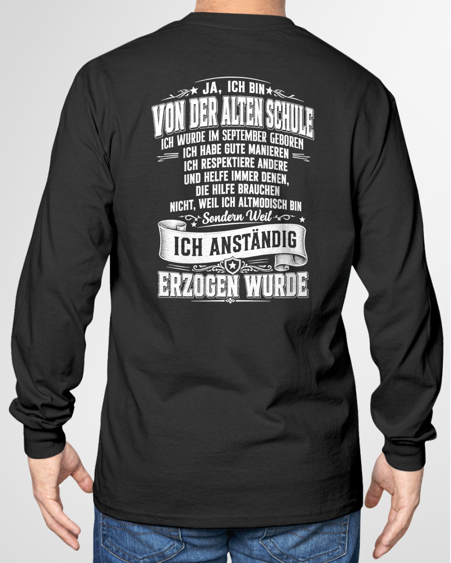 SEPTEMBER - VON DER ALTEN SCHULE MIT GUTEN MANIEREN – T-SHIRT FÜR HERREN - MTNN09 (SKU2606-129-09)