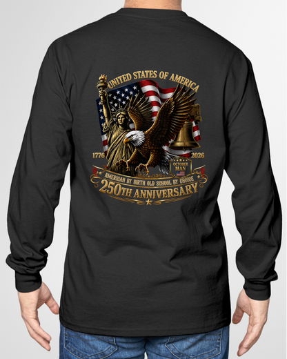 OCTOBER MAN – 250TH ANNIVERSARY AMERICAN EAGLE – T-SHIRT FOR MEN - MTNN10 (SKU2606-241-10)