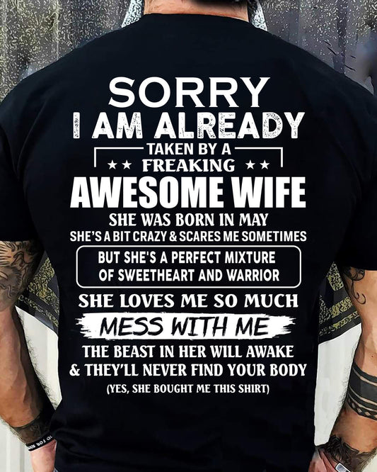 Wife May - Perfect gift for husband From Wife - MTNN05 (SKU68-86-05)