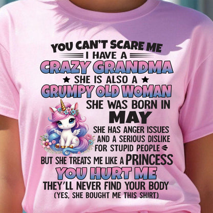 MAY - YOU CAN'T SCARE ME - GIFT FROM GRANDMA - HNDS05 (SKU09-106-05)