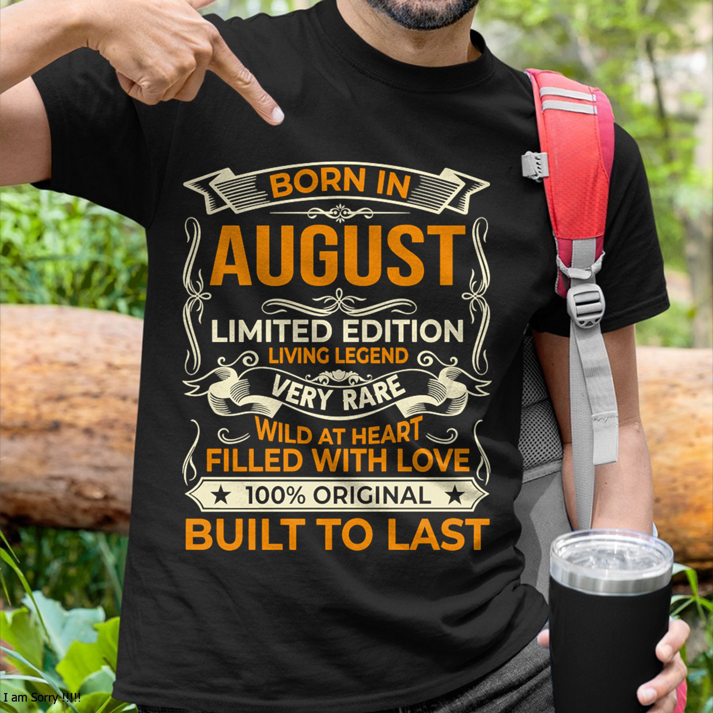 Born In August – Limited Edition Living Legend - T-Shirt For Men - MTNN08 (SKU2605-226-08)