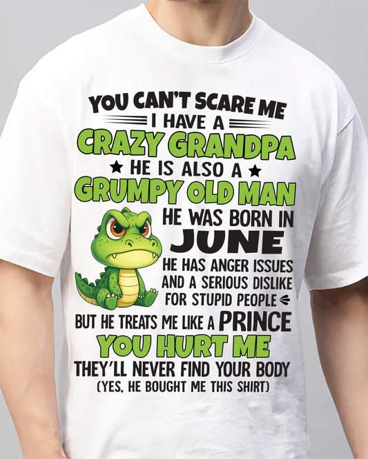 YOU CAN’T SCARE ME - GIFT FOR GRANDSON AND GRANDDAUGHTER FROM GRANDPA - mtnn06 (SKU09-121-06)