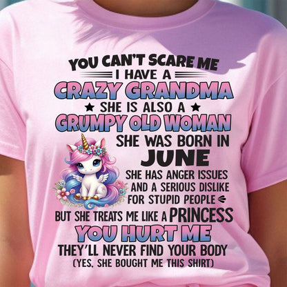 JUNE - YOU CAN'T SCARE ME - GIFT FROM GRANDMA - HNDS06 (SKU09-106-06)