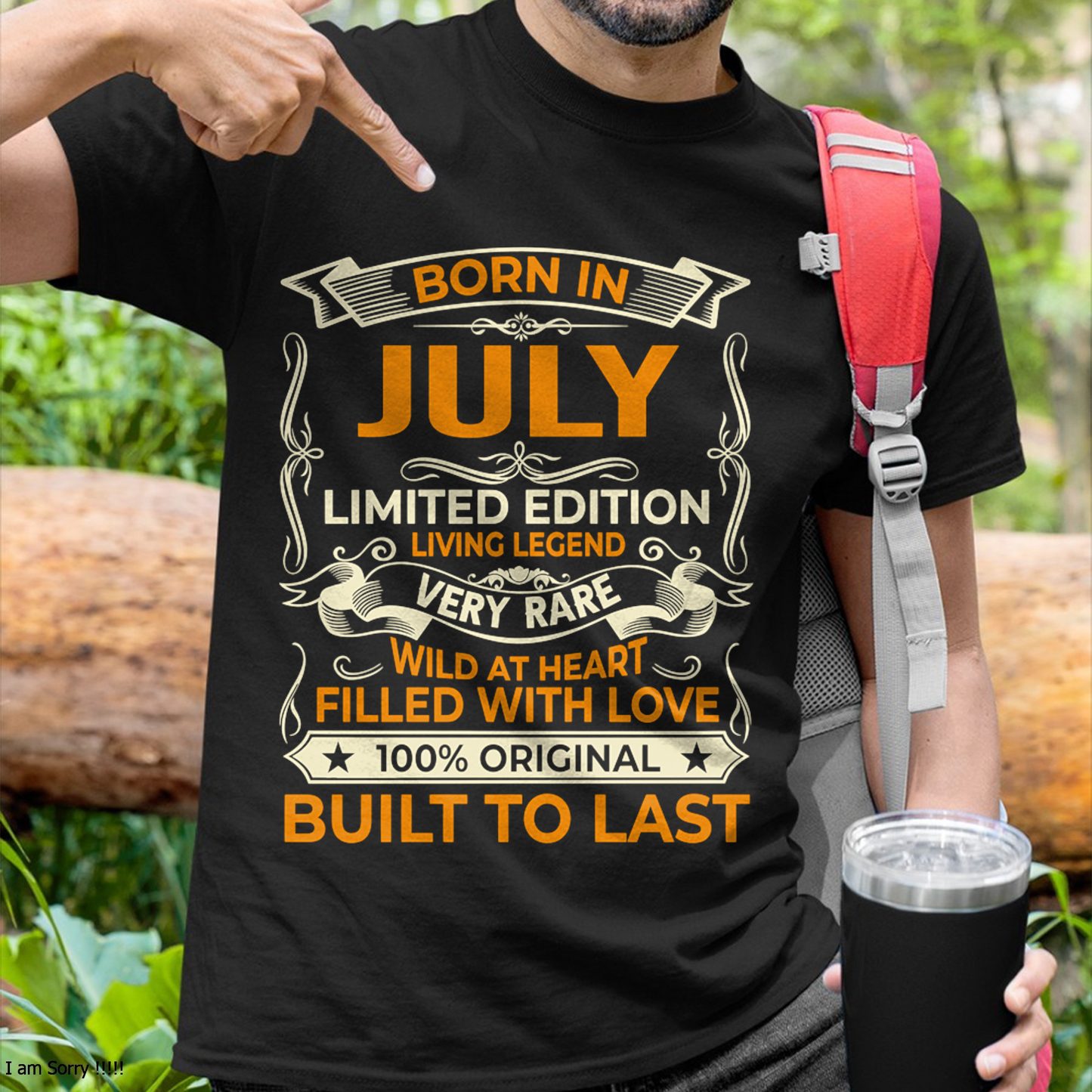 Born In July – Limited Edition Living Legend - T-Shirt For Men - MTNN07 (SKU2605-226-07)