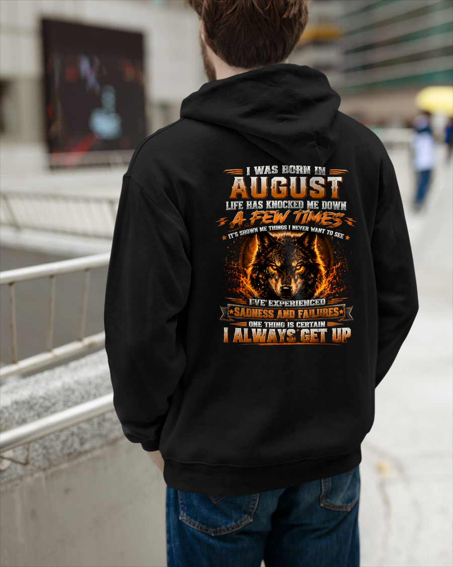 AUGUST – LIFE HAS KNOCKED ME DOWN – WOLF T-SHIRT FOR MEN - MTNN08 (SKU2607-331-08)