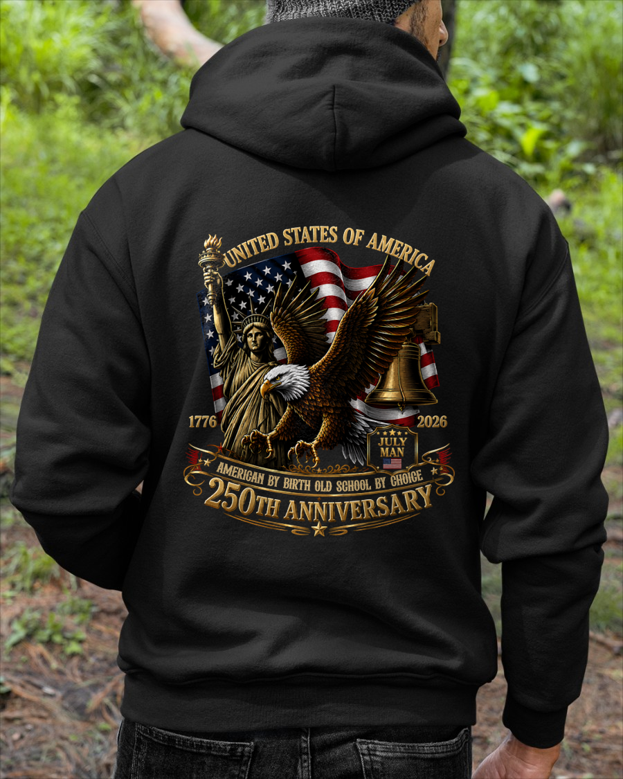 JULY MAN – 250TH ANNIVERSARY AMERICAN EAGLE – T-SHIRT FOR MEN - MTNN07 (SKU2606-241-07)