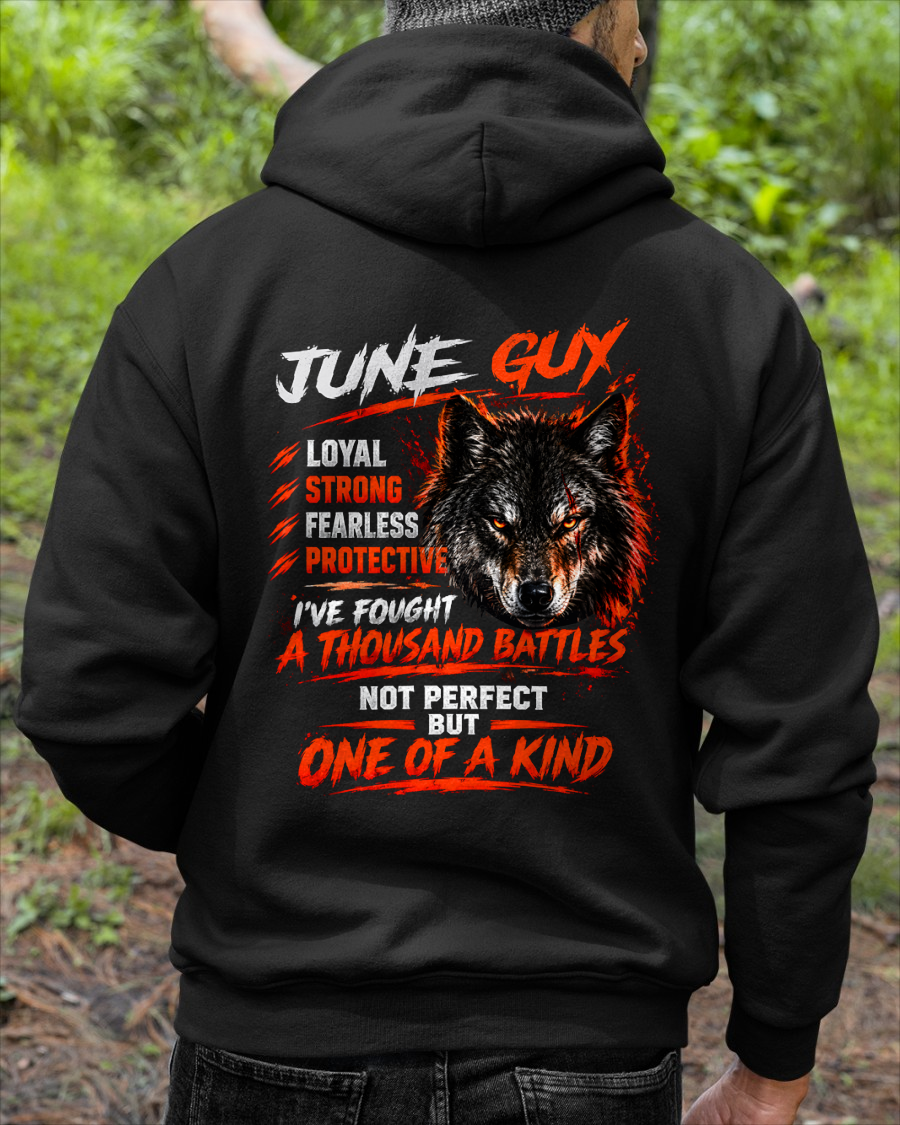 JUNE GUY – I'VE FOUGHT A THOUSAND BATTLES – ONE OF A KIND – T-SHIRT FOR MEN - MTNN06 (SKU2610-18-06)