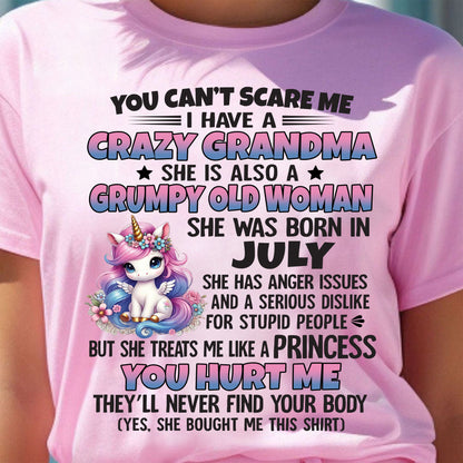 JULY - YOU CAN'T SCARE ME - GIFT FROM GRANDMA - MTNN07 (SKU09-106-07)