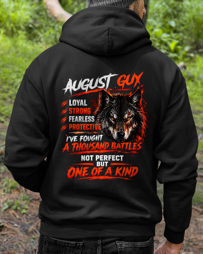 AUGUST GUY – I'VE FOUGHT A THOUSAND BATTLES – ONE OF A KIND – T-SHIRT FOR MEN - MTNN08 (SKU2610-18-08)
