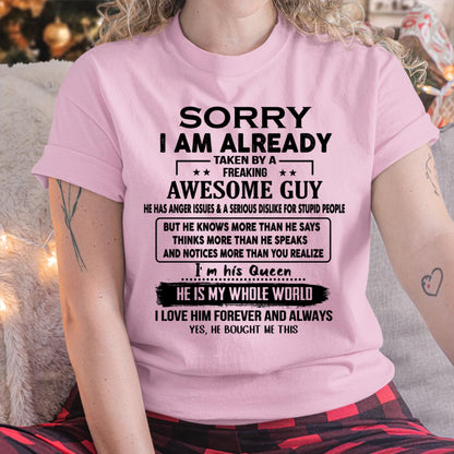Awesome Guy - Perfect gift for your girlfriend or wife from husband - HNDS00 (SKUT08-11-00)