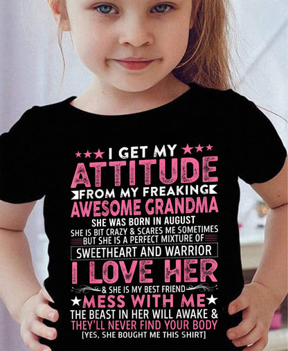 I GET MY ATTITUDE FROM MY GRANDMA AUGUST EDITION – FROM GRANDMA TO GRANDDAUGHTER MTNN08 (SKU07-163-08)