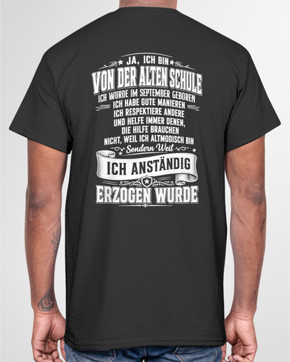 SEPTEMBER - VON DER ALTEN SCHULE MIT GUTEN MANIEREN – T-SHIRT FÜR HERREN - MTNN09 (SKU2606-129-09)