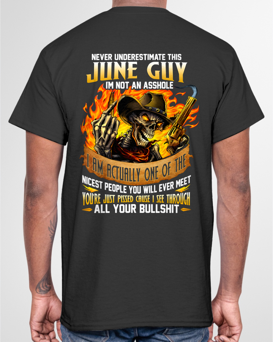 JUNE GUY – I SEE THROUGH ALL YOUR BULLSH*T – SKULL GRAPHIC T-SHIRT FOR MEN - MTNN06 (SKU2607-290-06)