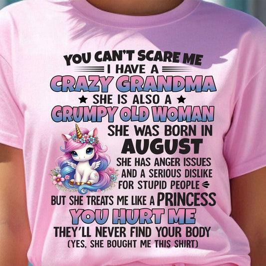 AUGUST - YOU CAN'T SCARE ME - GIFT FROM GRANDMA - MTNN08 (SKU09-106-08)
