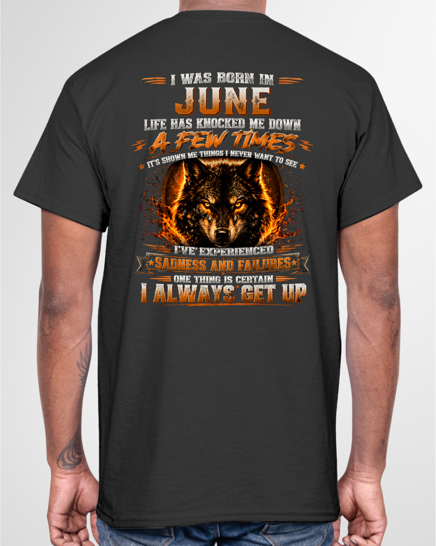 JUNE – LIFE HAS KNOCKED ME DOWN – WOLF T-SHIRT FOR MEN - MTNN06 (SKU2607-331-06)