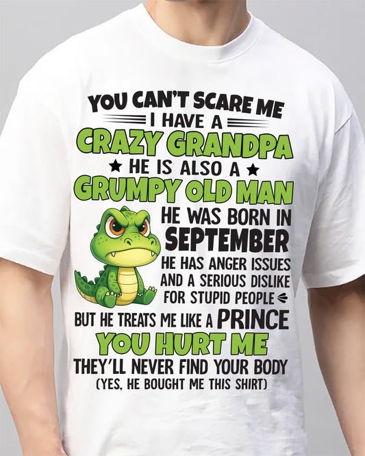 YOU CAN’T SCARE ME - GIFT FOR GRANDSON AND GRANDDAUGHTER FROM GRANDPA - mtnn09 (SKU09-121-09)
