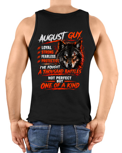 AUGUST GUY – I'VE FOUGHT A THOUSAND BATTLES – ONE OF A KIND – T-SHIRT FOR MEN - MTNN08 (SKU2610-18-08)