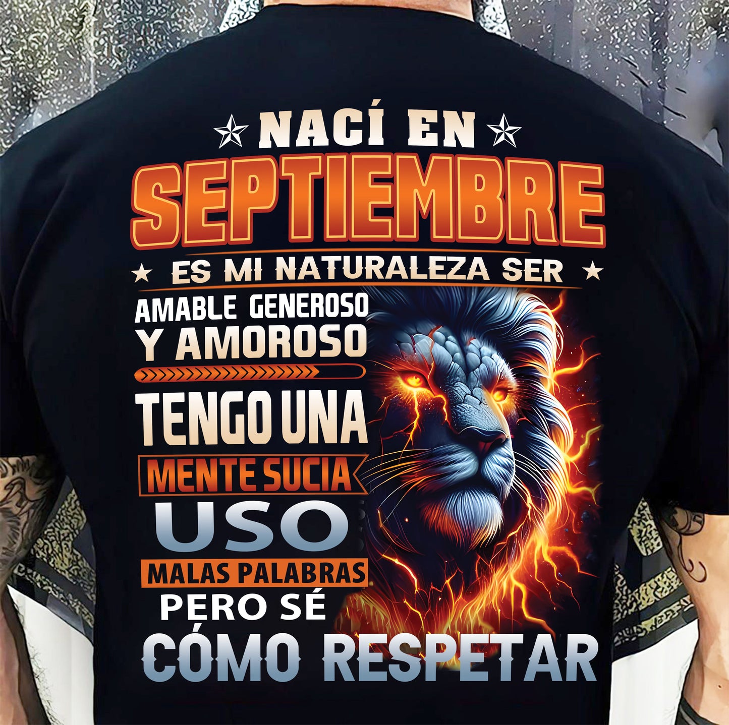 SEPTIEMBRE - MENTE SUCIA PERO S�� RESPETAR - REGALO DE CUMPLEA��OS PARA HOMBRES - MTNN09sp (SKU10-68-09)