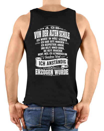 MÄRZ - VON DER ALTEN SCHULE MIT GUTEN MANIEREN – T-SHIRT FÜR HERREN - MTNN03 (SKU2606-129-03)