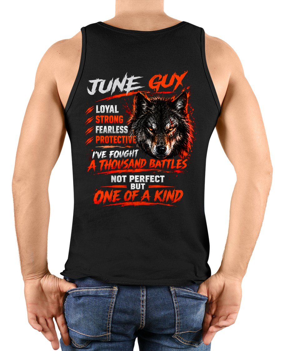 JUNE GUY – I'VE FOUGHT A THOUSAND BATTLES – ONE OF A KIND – T-SHIRT FOR MEN - MTNN06 (SKU2610-18-06)