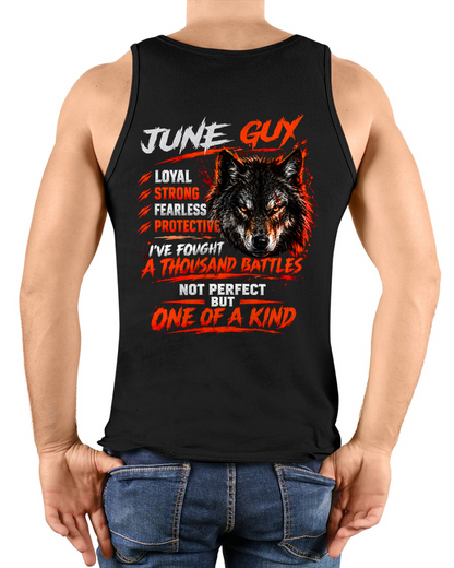 JUNE GUY – I'VE FOUGHT A THOUSAND BATTLES – ONE OF A KIND – T-SHIRT FOR MEN - MTNN06 (SKU2610-18-06)