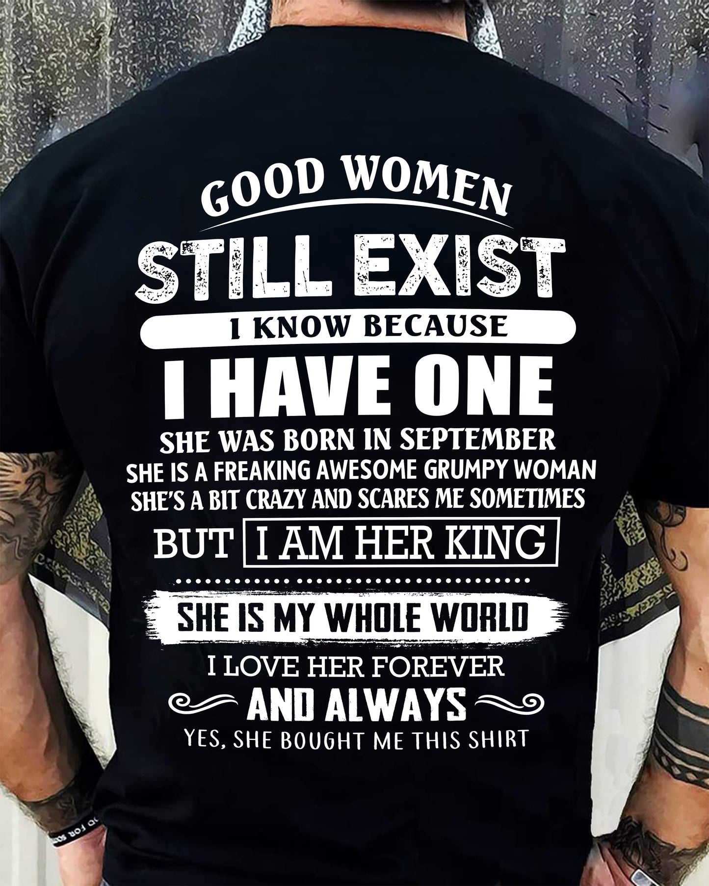 SEPTEMBER - GOOD WOMEN STILL EXIST - PERFECT GIFT FROM WIFE, GIRLFRIEND - MTNN09 (SKU12-306-09)