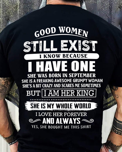 SEPTEMBER - GOOD WOMEN STILL EXIST - PERFECT GIFT FROM WIFE, GIRLFRIEND - MTNN09 (SKU12-306-09)