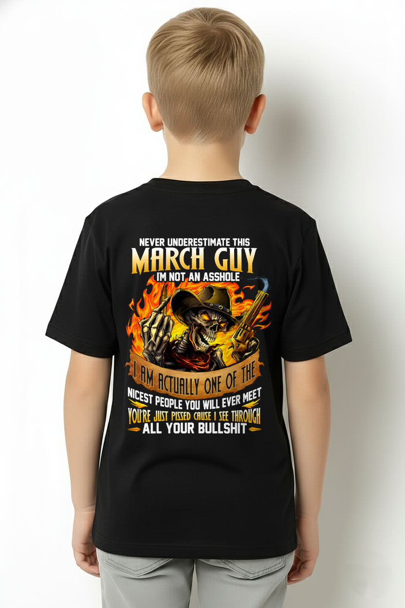 MARCH GUY – I SEE THROUGH ALL YOUR BULLSH*T – SKULL GRAPHIC T-SHIRT FOR MEN - MTNN03 (SKU2607-290-03)