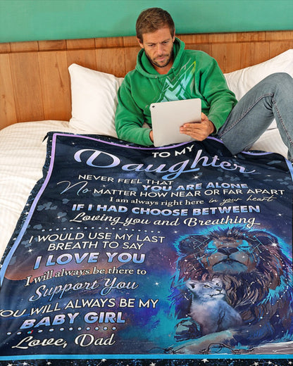 Special Gift For Your Daughter Blanket - From Dad (SKUB09-90)