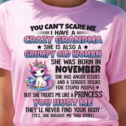 NOVEMBER - YOU CAN'T SCARE ME - GIFT FROM GRANDMA - HNDS11 (SKU09-106-11)