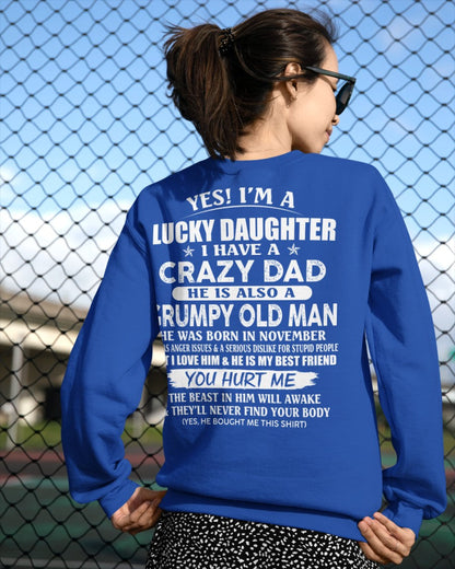 November - Awesome Grumpy Old Dad - Special gift for your daughter From Dad - MTNN11 (SKU10-50-11)