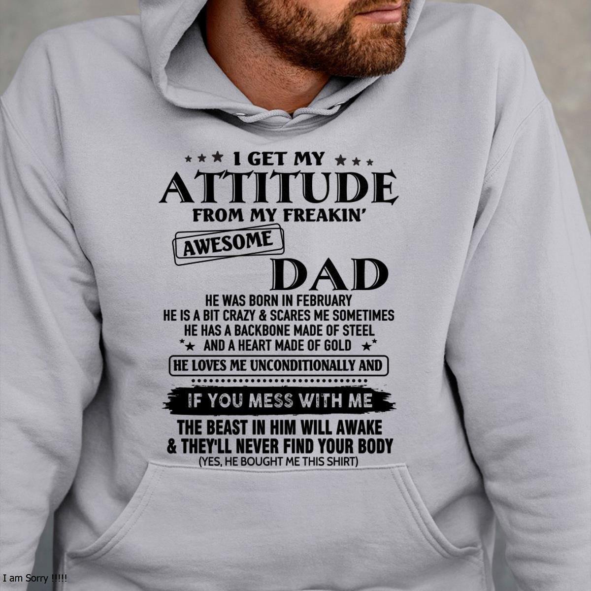 February - Gift For Son and Daughter From Dad - MTNN02 - (SKU-TDADC-02)