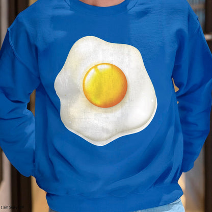 Egg Costume T-Shirt Funny Christmas  Halloween Egg Shirt T-Shirt - Christmas Unisex T-Shirt/Hoodie/Sweatshirt - HNDS00