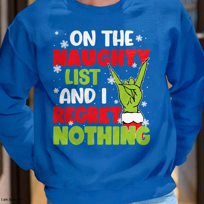 Funny Naughty List Christmas Xmas Santa Mens Womens Kids T-Shirt - Christmas Unisex T-Shirt/Hoodie/Sweatshirt - HNDS00