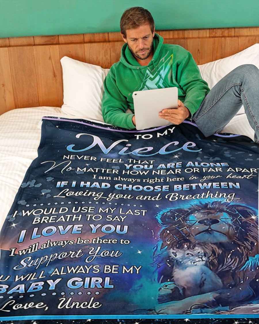 Special Gift For Your Niece Blanket - From Uncle