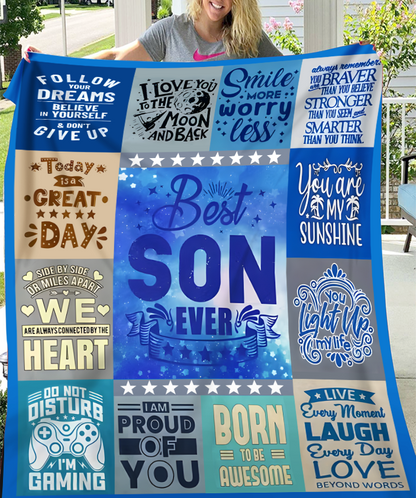 To My Son Blanket – Carries All My Love From Dad