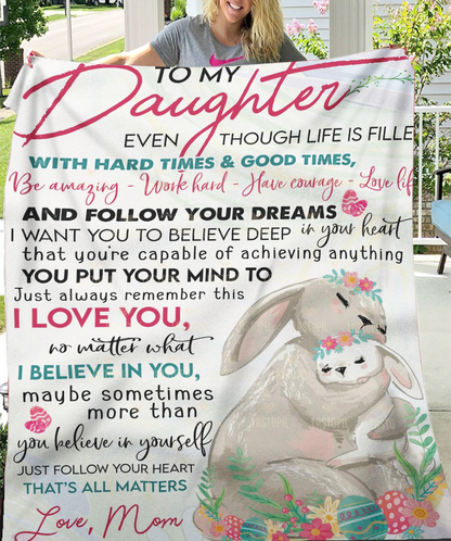 A Blanket Full of Love to Daughter – from Mom
