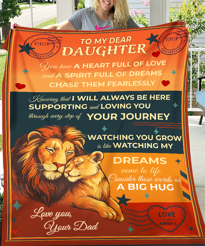 To My Daughter – Comforting Blanket of Love from Dad