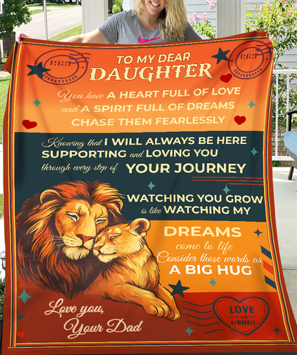 To My Daughter – Comforting Blanket of Love from Dad