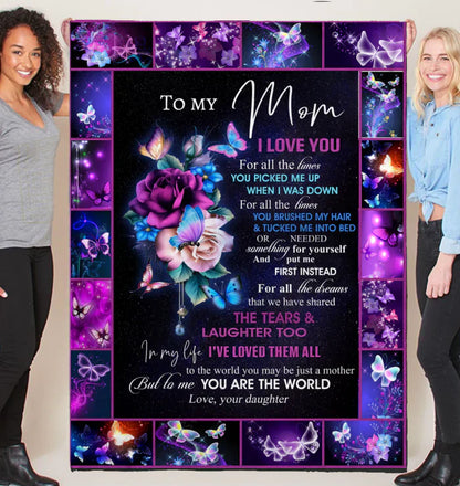 Lovelypod - To My Mom Blanket, To My Mom Blanket - From Daughter