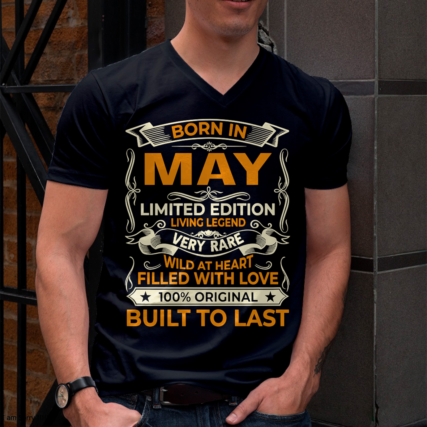 Born In May – Limited Edition Living Legend - T-Shirt For Men - MTNN05 (SKU2605-226-05)