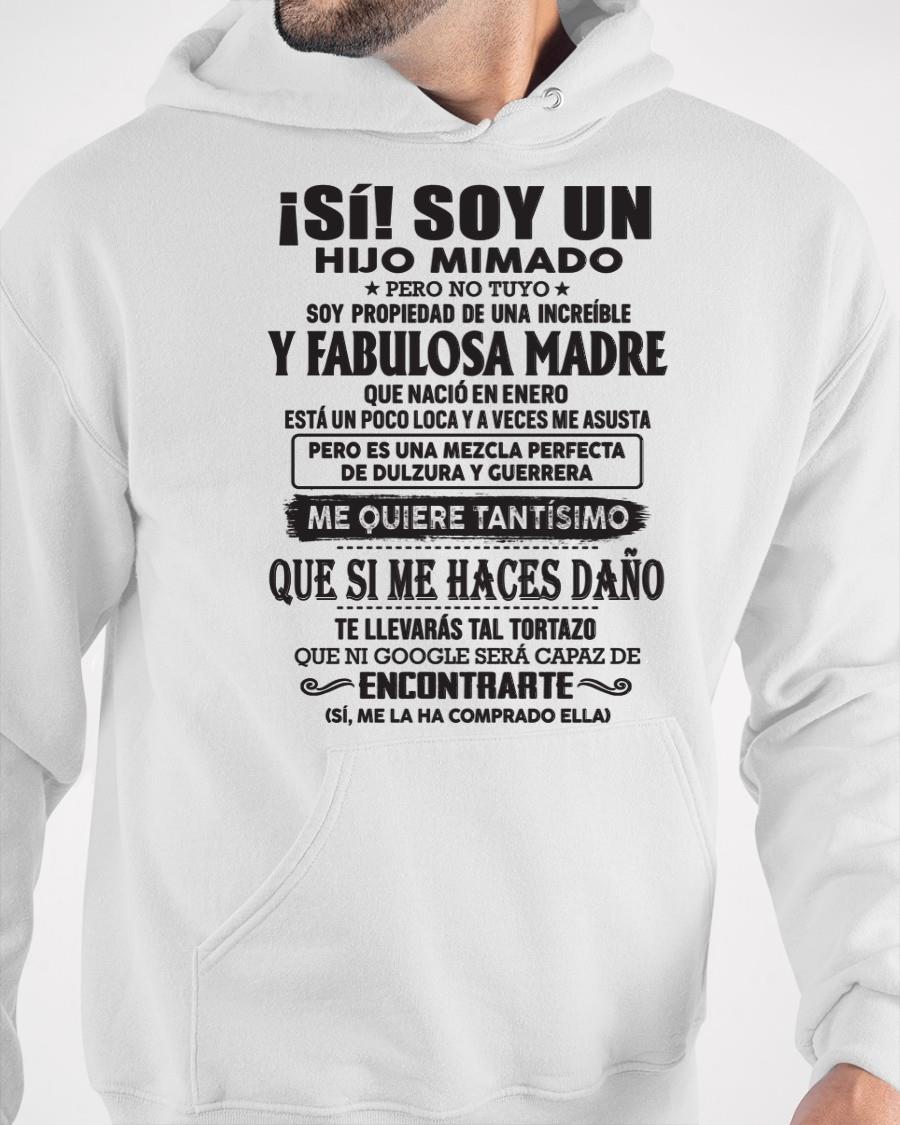 Madre increíble nació en enero – Regalo especial para hijo – T01 (SKU06-12)