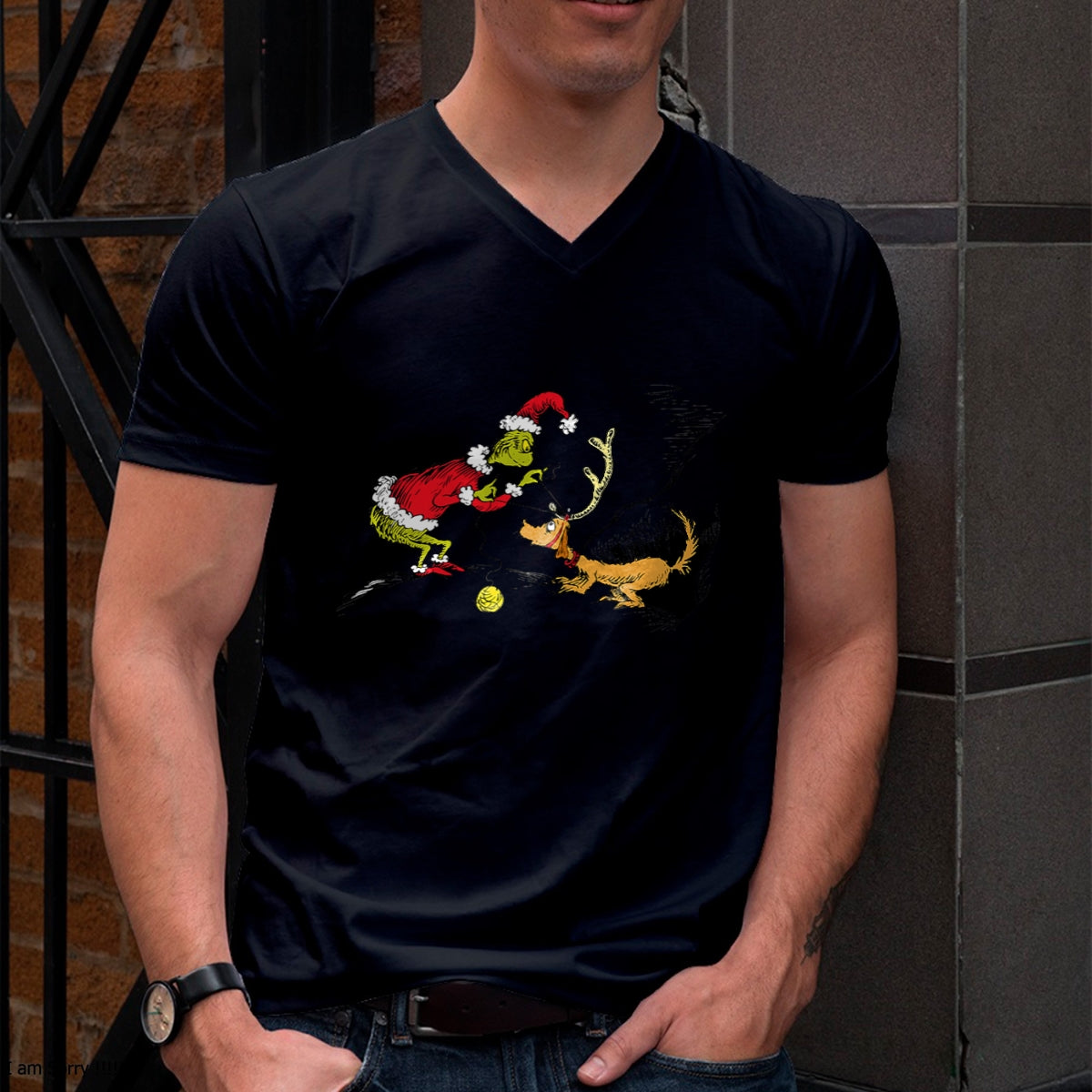 Dr. Seuss Reindeer T-shirt - Christmas Unisex T-Shirt/Hoodie/Sweatshirt - HNDS00