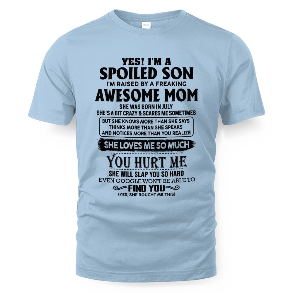 July - Awesome Mom - Perfect gift for son From Mom - HNDS07 (SKU-SPW-07)