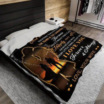 Special Gift For Your Wife Blanket - From Husband