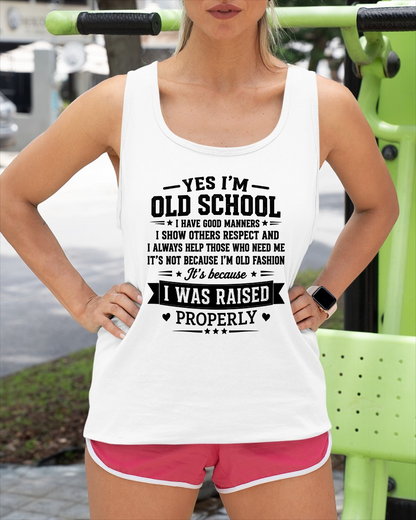 OLD SCHOOL WITH GOOD MANNERS – T-SHIRT FOR WOMEN – MTNN00 (SKU2606-193-00)