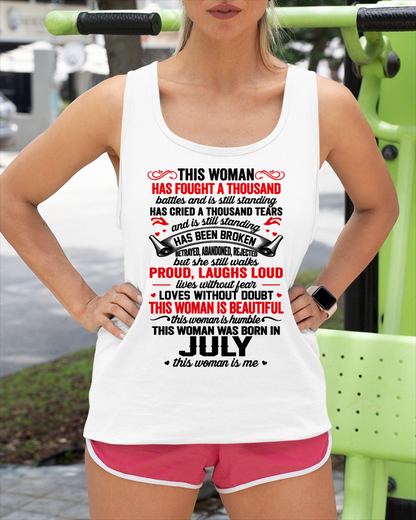 JULY WOMEN – BEAUTIFUL, STRONG & UNBREAKABLE – T-SHIRT FOR WOMEN – MTNN07 (SKU2609-253-07)