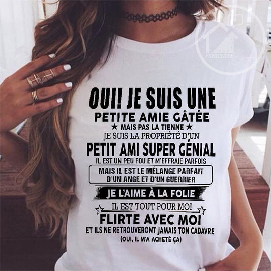 UN T-SHIRT MAGNIFIQUE POUR VOTRE FEMME - CADEAU DE LA PART DE SON MARI - frMTNN00 (SKUUP-05)